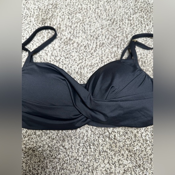 Women’s Bikini Top 4 Push Up Black by La Blanca Swimsuit Built In Bra Wireless - Picture 3 of 12